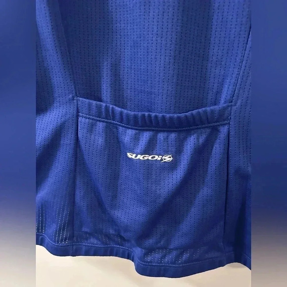SUGOI Blue & Black Versa Running/Cycling Vest Sz L Measurements in pics - Picture 4 of 8